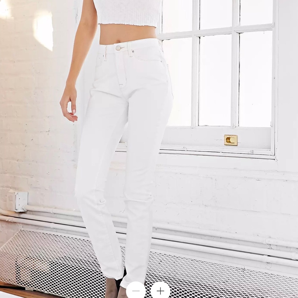BDG High-Rise Twig Grazer Jean - Vintage White